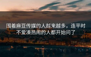 围着麻豆传媒的人越来越多，连平时不爱凑热闹的人都开始问了
