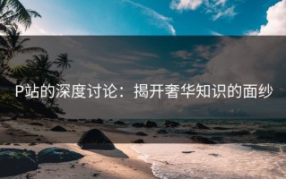 P站的深度讨论：揭开奢华知识的面纱